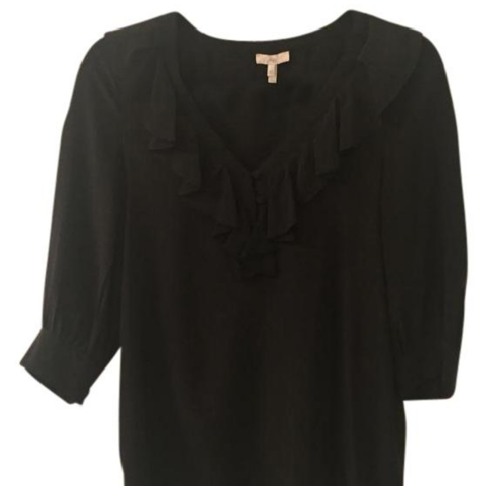 Joie Ruffle V-Neck Blouse